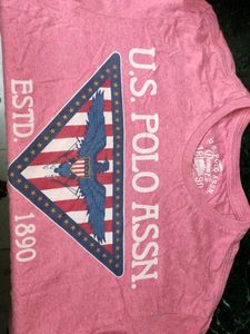 U.S. POLO ASSN. RED TEE