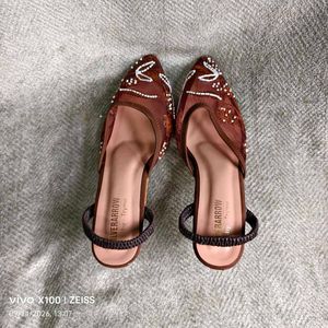 N. Embellished Stiletto Mules