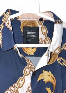 Satin Baroque print Shirt