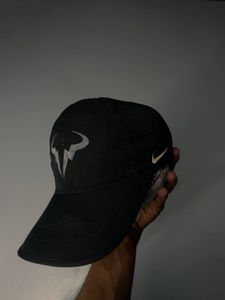Black Baseball Cap with Logo