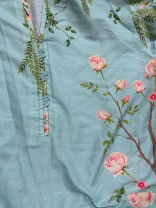 Pakistani Floral Kurta Set with Dupatta