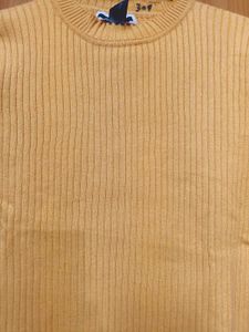 Mustard High Neck Top