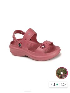 Cute Pink Flower Sandals