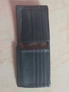 Two-Tone Leather Bifold Wallet