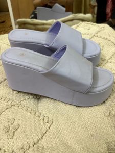 Lavender Platform Heels Or Wedges