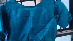 Elegant Teal &amp; Blue Printed lehenga choli