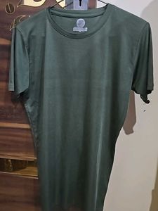 Olive Green Half Sleeve TSHIRT
