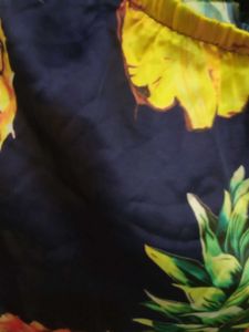 Fun Pineapple Print Shorts