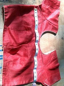 Red Cropped Blouse