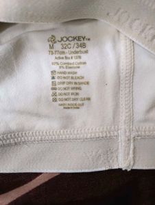 Jockey White Sports Bra