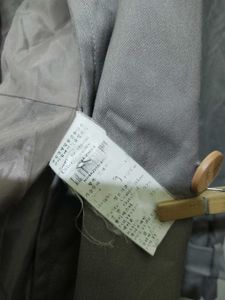 Taupe brownish grey double breasted Trench coat