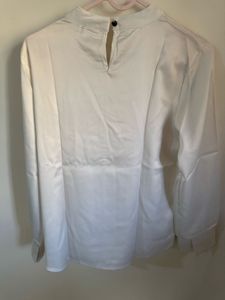 Elegant Ruffle Front Blouse