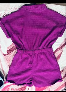 Purple Romper