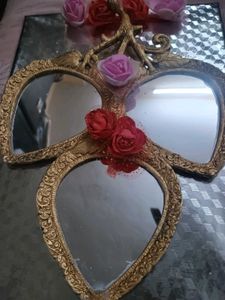 Vintage Heart Shaped Mirror Set