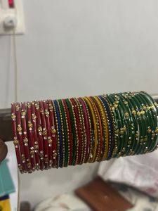 Vibrant Multi-Color Bangles Set