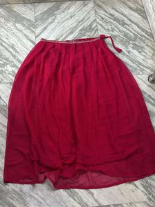 Vibrant Pink Ethnic lahenga with shrug