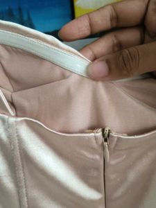 Satin Ruched Mini Dress