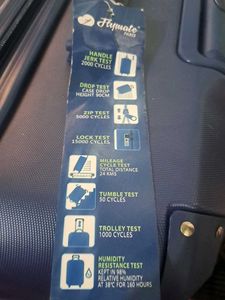 Flymate 100% ABS Navy Blue Luggage