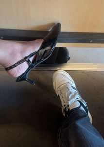 Black Strappy Heels