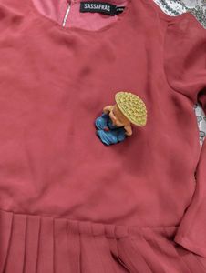Pleated Tunic Top