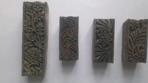 Wood Printing Blocks (Set of 23)