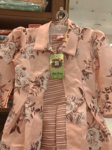 Adorable Floral Print Dress for Girls