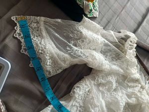Lace Tiered Off-Shoulder Top