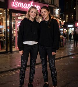 Sparkling Embellished Skinny Jeans