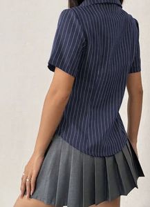 Chic Striped Button-Up Shirt