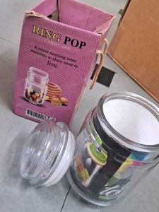 Glass Storage Jar with Lid