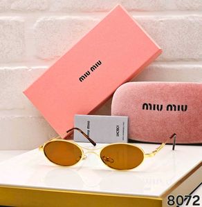 Miu Mi Oval Sunglasses