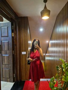 Chic Red Mini Dress