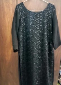 Elegant Black salwaar suit