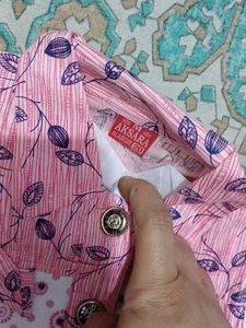 Cute Pink Printed Girls' Outfit