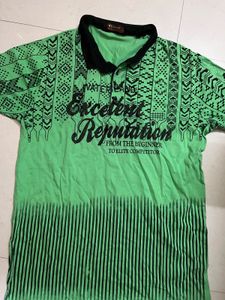 Vintage Graphic Print Polo