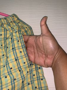 Checkered Sleep Shorts
