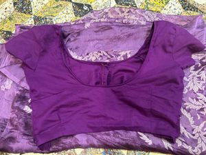 Beautiful 3 Saree Set - Orange, Purple and Grey