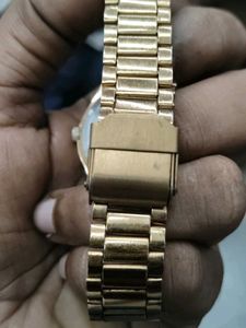 Vintage hmt Gold Tone Analog Watch