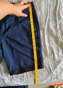 Navy Polka Dot Pants