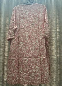 Rangmanch Pink Floral Print Kurta