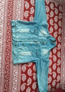 Light Wash Denim Jacket unisex