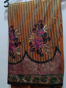 All Over Sequence Work Saree