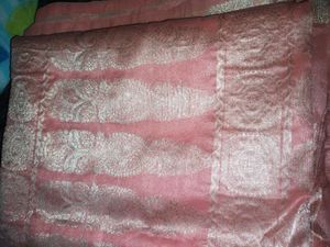 Sale 💰 🎉🎉🎉🥳🥳Peach Saree with Gold Detailing