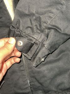 H&amp;M Black Fur Hooded Winter Parka Jacket