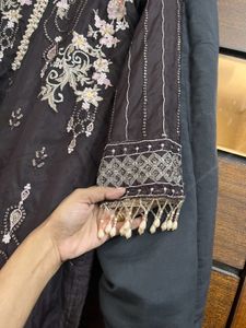 Elegant Embroidered Pakistani Suit