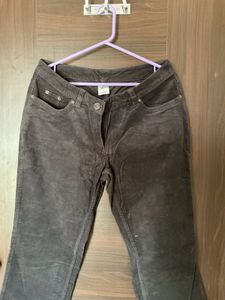 Branded New Courdroy Black Pants Ladies