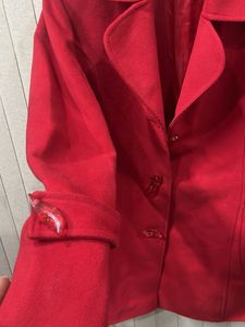 Red Classic Women's Coat