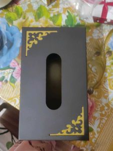 Elegant Brown Tissue Box Holder