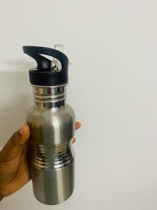 Sipper Lid Steel Water Bottle