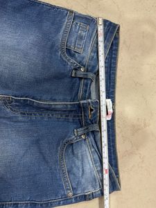 Women's Flared Blue High Waist Denim Jeans